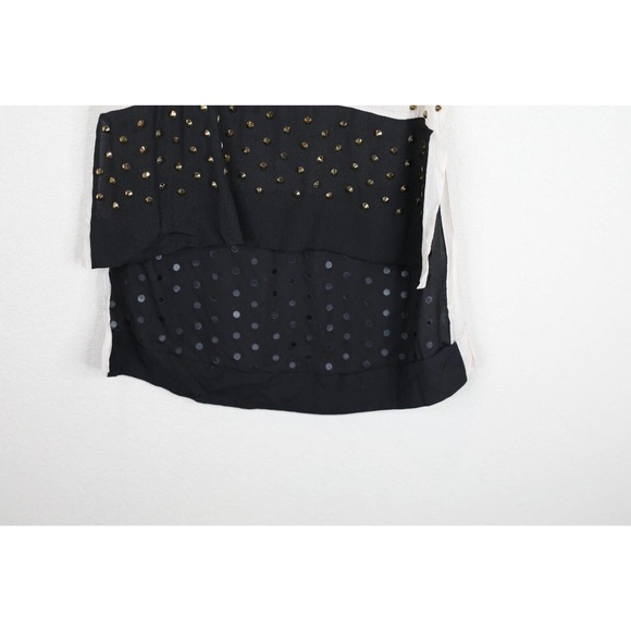 Diane Von Furstenberg Womens Abrielle Crystal-Embellished Sleeveless Top Size‎ 4 - Picture 5 of 14